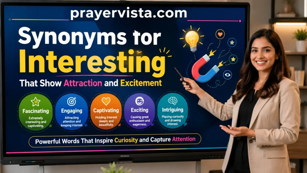 Synonyms for Interesting That Show Attraction and Excitement