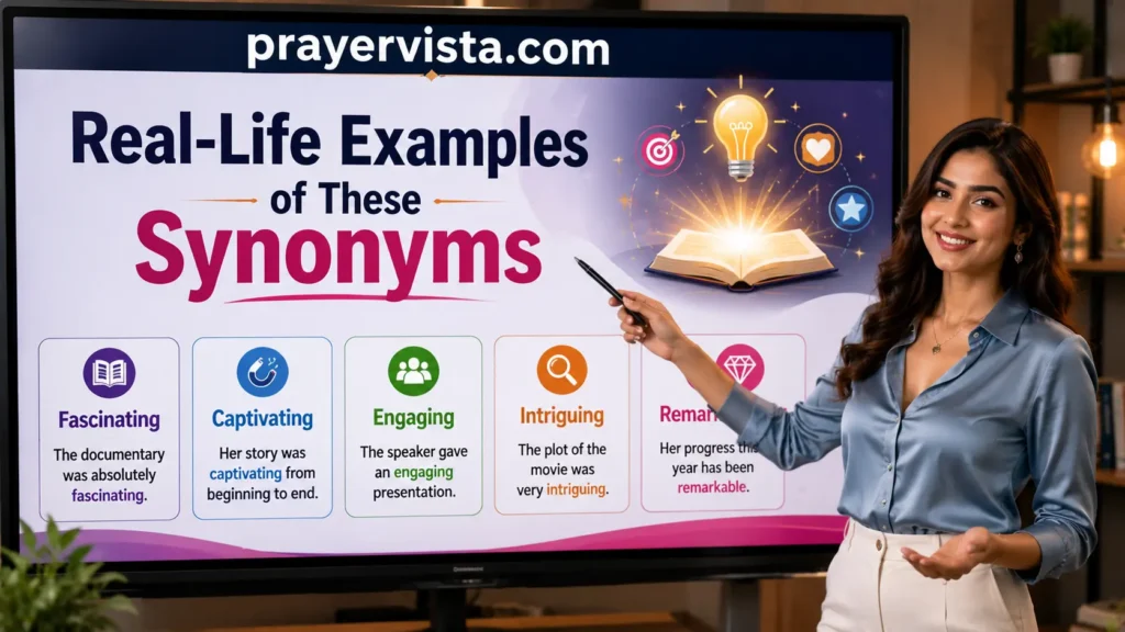 Real-Life Examples of These Synonyms