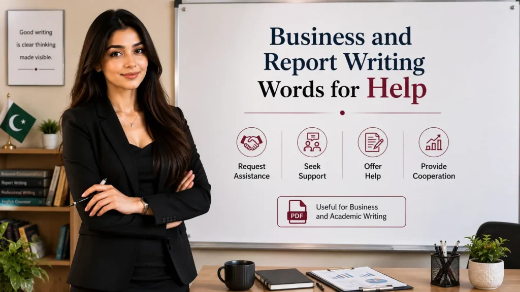 Business and Report Writing Words for Help