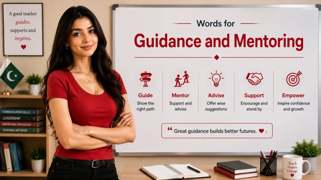 Words for Guidance and Mentoring