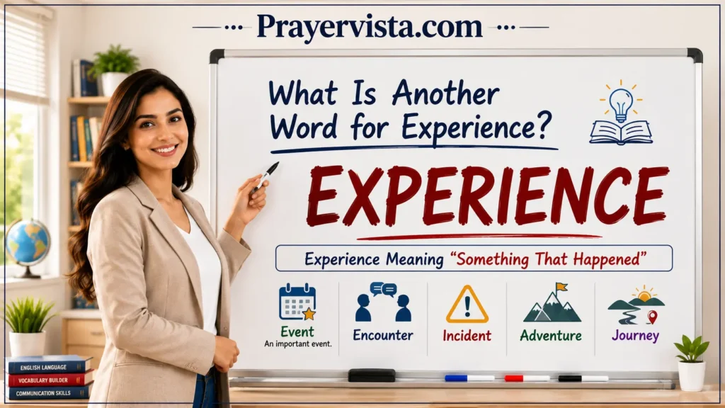Experience Meaning "Something That Happened"