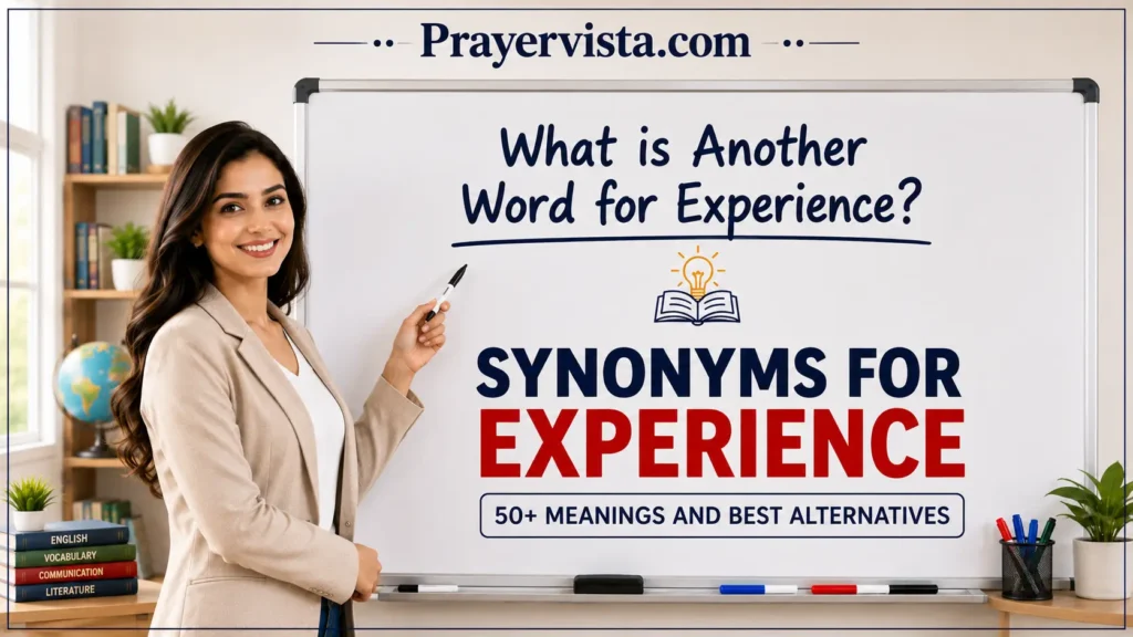 What is another word for experience