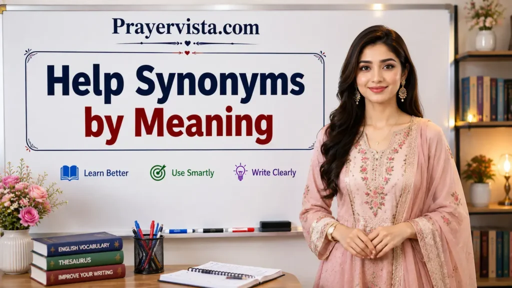 Help Synonyms by Meaning