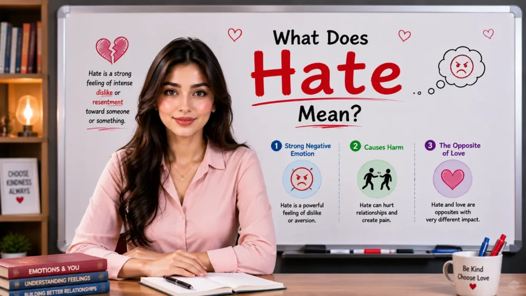 What Does Hate Mean?