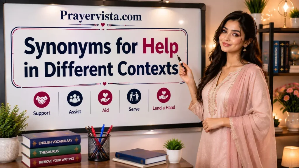 Synonyms for Help in Different Contexts