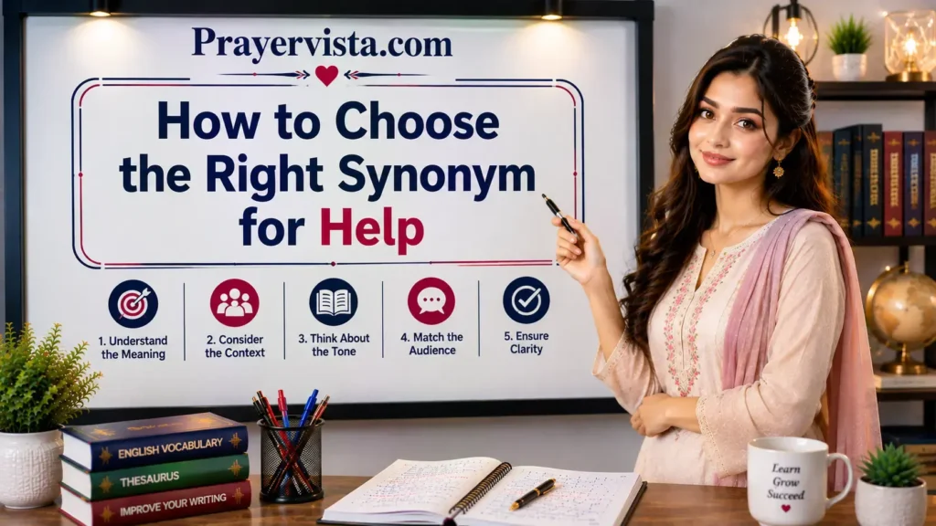 How to Choose the Right Synonym for Help